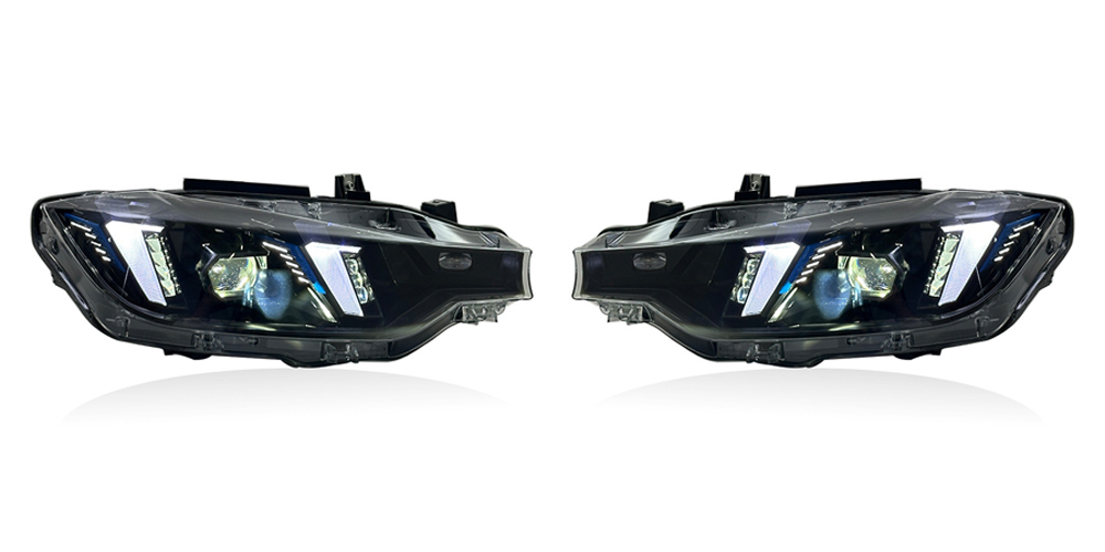 Suitable for 2013–2018 BMW 3 Series F30 LED Headlight Assembly Upgrade with Projector Lens and DRL