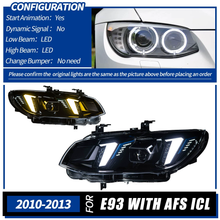 Load image into Gallery viewer, 2010–2013 BMW E93/E92 M3 LCI Snake Eye LED Headlight Retrofit with Projector Lens