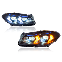 Load image into Gallery viewer, Suitable for BMW 5 Series F10/F18 LED Retrofit Dual Beam Lens Headlight Assembly 2011-2017 – Factory HID Models Only