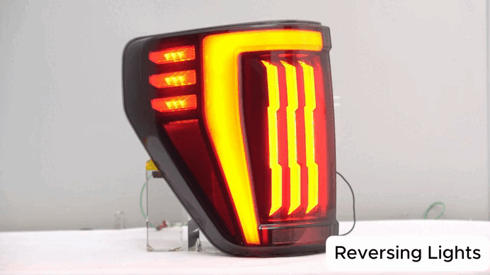 LED Tail Lights for 2021–2024 Ford F-150 – Sequential Turn Signals, Plug & Play Pair