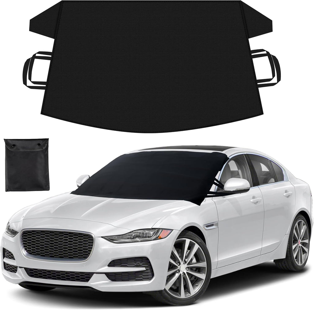 Windshield Cover for Ice and Snow | Heavy Duty 600D Oxford Fabric | Windshield Protector for Cars, SUVs
