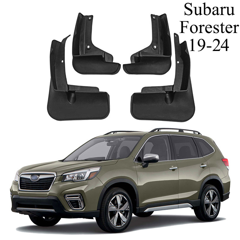 Mud Flaps for Subaru Forester 2008–2024 No-Drill Custom Fit Front & Rear Splash Guards (4PCS)