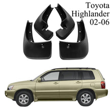Load image into Gallery viewer, Mud Flaps for Toyota Highlander 2001–2026 No-Drill Front &amp; Rear Custom Fit All-Weather Splash Guards