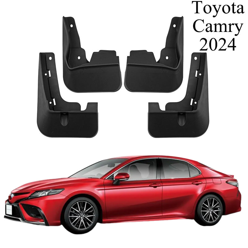 Mud Flaps for Toyota Camry 1997–2025 No-Drill Custom Fit All-Weather Front & Rear Splash Guards (4PCS)