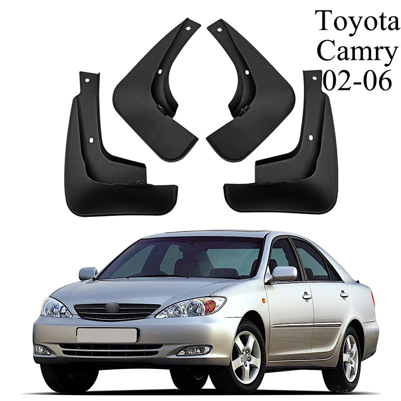 Mud Flaps for Toyota Camry 1997–2025 No-Drill Custom Fit All-Weather Front & Rear Splash Guards (4PCS)