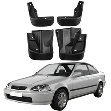 Load image into Gallery viewer, Mud Flaps for Honda Civic Hatchback 1996–2025 No-Drill Custom Fit All-Weather Front &amp; Rear Splash Guards (4PCS)