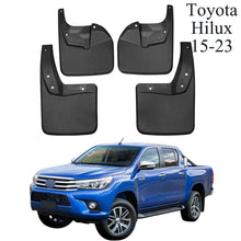 Load image into Gallery viewer, Mud Flaps for Toyota Hilux Vigo 2006–2023 No-Drill Custom Fit All-Weather Front &amp; Rear Splash Guards (4PCS)