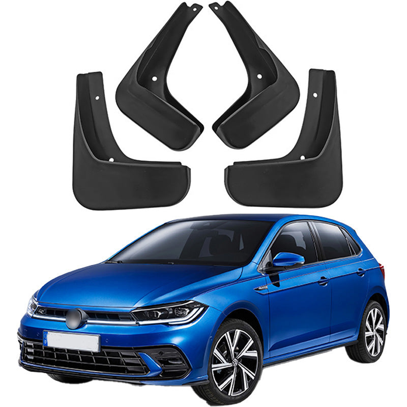 Mud Flaps for VW Polo 2004–2024 No-Drill Custom Fit Splash Guards (4PCS)