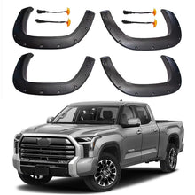 Load image into Gallery viewer, Fender Flares 4PCS Front &amp; Rear Wheel Arch for 2007–2026 Toyota Tundra – Pocket-Riveted Matte Black