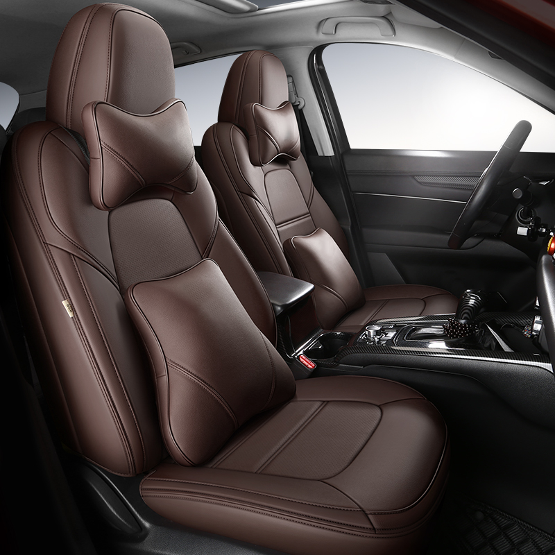 Luxury Custom Leather Car Seat Cover 360 Full Wrap for Mazda CX-5 (2013-2025)