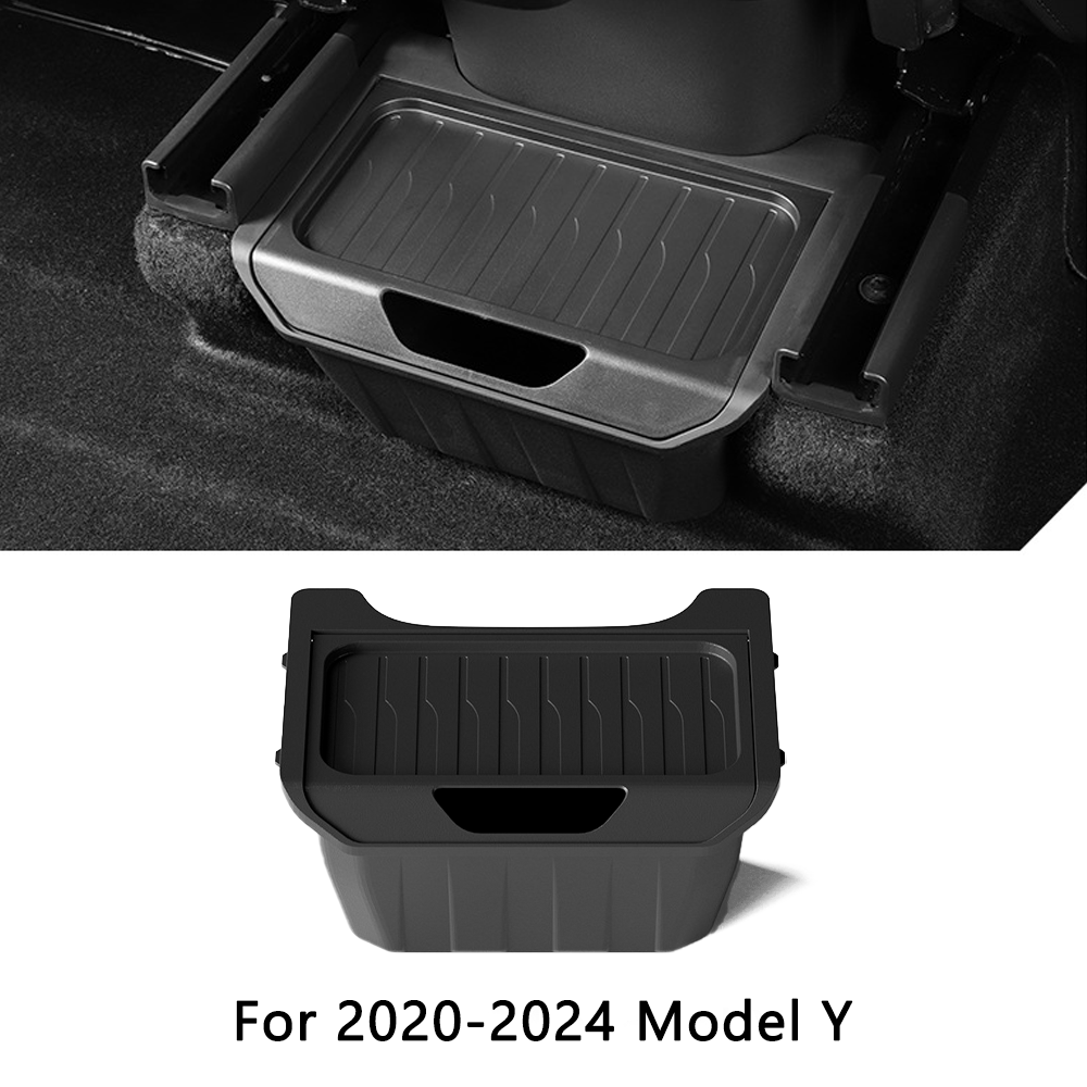 Tesla Model 3/Y Custom Storage Organizer 10-Piece Set - Highland/Juniper Floor Mats+Trunk Bucket+Phone Holder