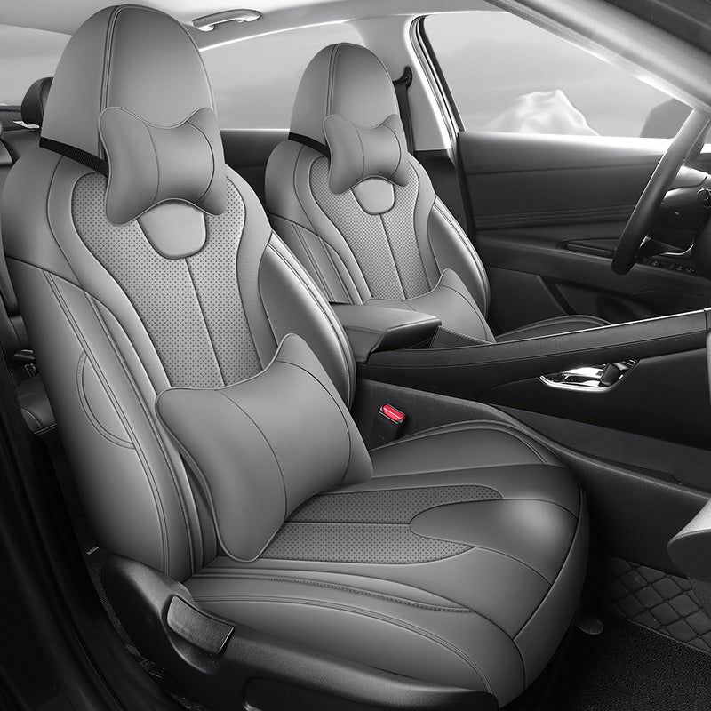 Custom Luxury Leather Seat Covers Full Set for Hyundai Elantra (2011–2026)