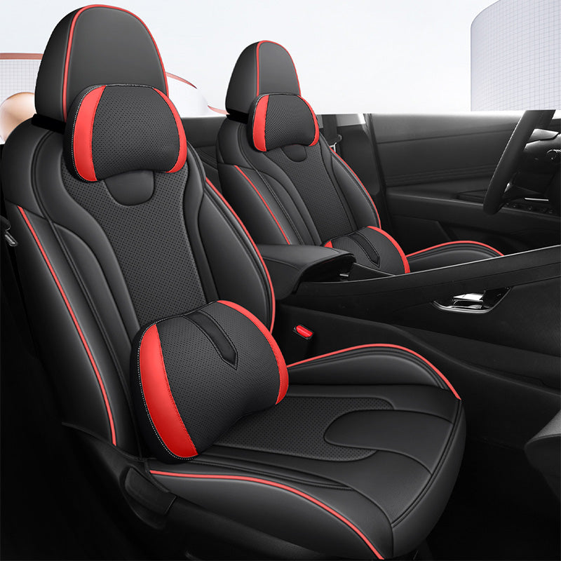 Luxury Leather Car Seat Cover Full Set For Hyundai Elantra (2011-2026)