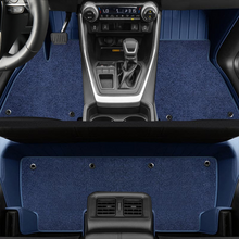 Load image into Gallery viewer, Custom for Toyota RAV4(2013-2024) Leather Floor Mat Fully Surrounded By All-Weather Floor Mat
