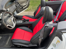 Load image into Gallery viewer, Chevy Camaro Coupe Seat Covers (2010–2015, LT/LS/RS/SS) – Custom Fit Full Set, Waterproof Faux Leather