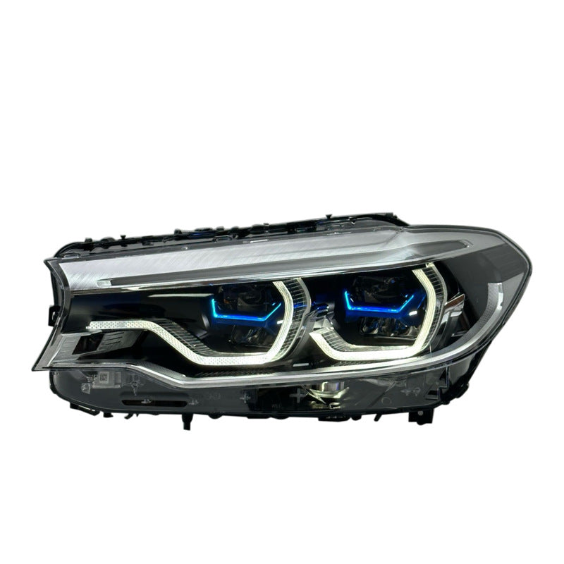 BMW 5 Series G30 LED Headlights (2018–2020) – Yellow & White DRL, Full Assembly