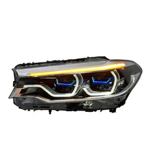 Load image into Gallery viewer, BMW 5 Series G30 LED Headlights (2018–2020) – Yellow &amp; White DRL, Full Assembly