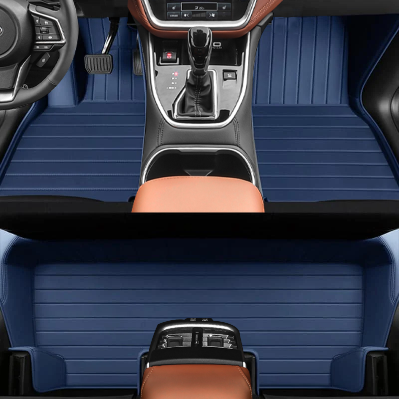 Custom Leather All-Weather Floor Mats for Subaru Forester, Crosstrek, Outback and Impreza (2009-2025)