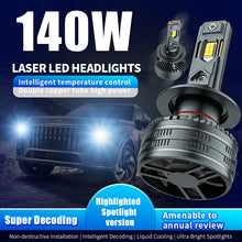 Load image into Gallery viewer, LED Headlight Bulbs, H11/H4/9005 (HB3)/9006 (HB4) Compatible, 140W 65800 LM 6000K (2-Pack)