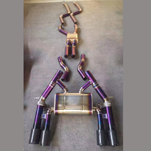 Load image into Gallery viewer, For BMW F8x M3/M4 (2014–2020) Full Exhaust System with Valves – Front + Mid-Rear Section, Titanium or Stainless Steel