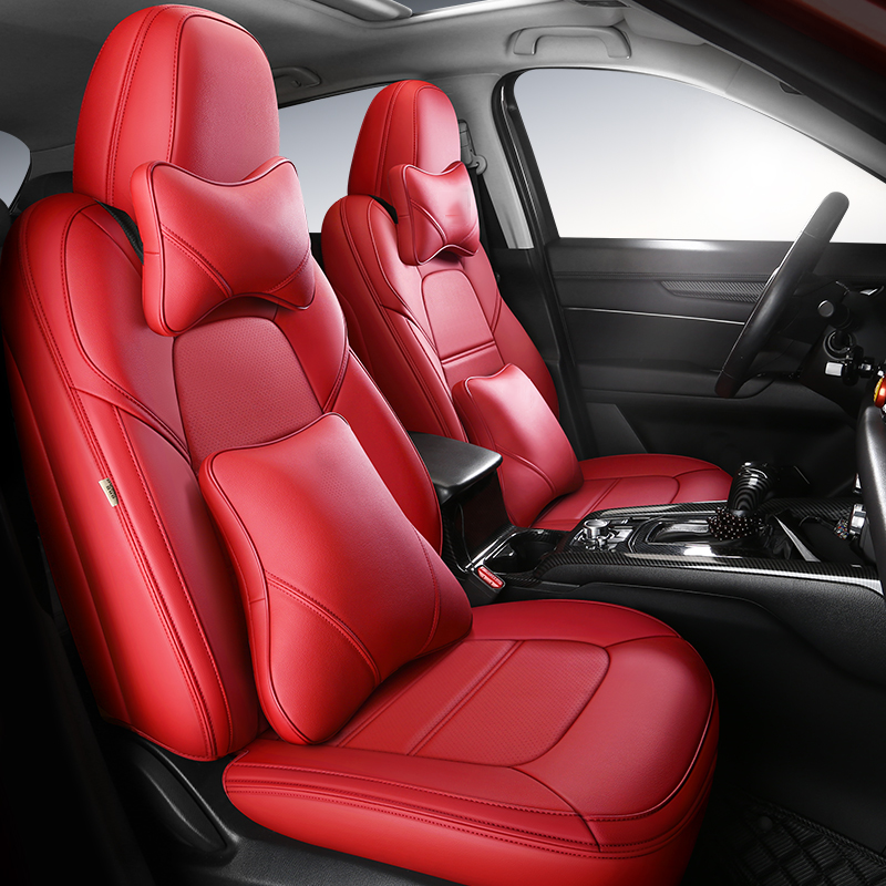 Luxury Custom Leather Car Seat Cover 360 Full Wrap for Mazda CX-5 (2013-2025)
