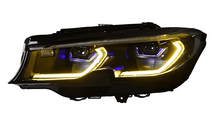 Load image into Gallery viewer, Laser Style Headlights for BMW 3 Series G20/G21 Pre-LCI 2019–2022 Assembly Upgrade, Amber DRL