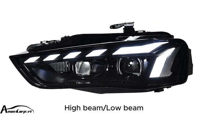 LED Matrix Headlights for Audi A4 2013-2019 – DRL, Projector Lens, Full Upgrade Kit