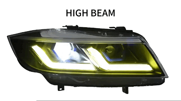 Applicable to 2005-2012 BMW 3 Series E90 LED Headlight Assembly Upgrade Version, Streamer Turn Signal