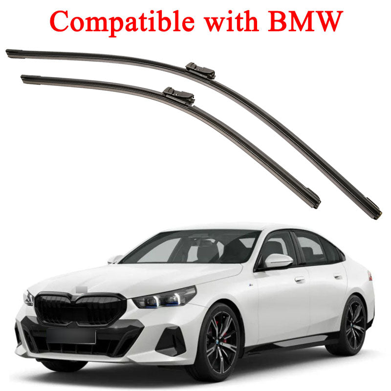 Boneless Silent Windshield Wiper Blades – OEM Quality for BMW 3/5/7 Series X3/X3M X4/X4M X5 (Set of 2)