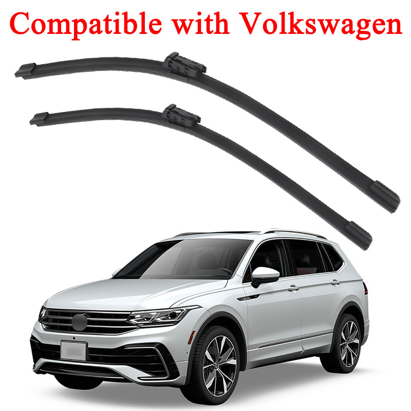 Boneless Silent Windshield Wiper Blades – OEM Quality for VW Tiguan (Set of 2)