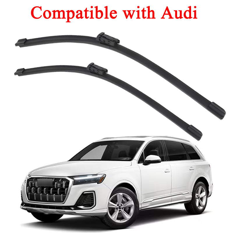 Boneless Silent Windshield Wiper Blades – OEM Quality for Audi Q7 (Set of 2)