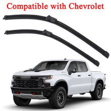 Load image into Gallery viewer, Boneless Silent Wiper Blades – OEM Quality for Chevrolet Colorado, Silverado &amp; More (Set of 2)