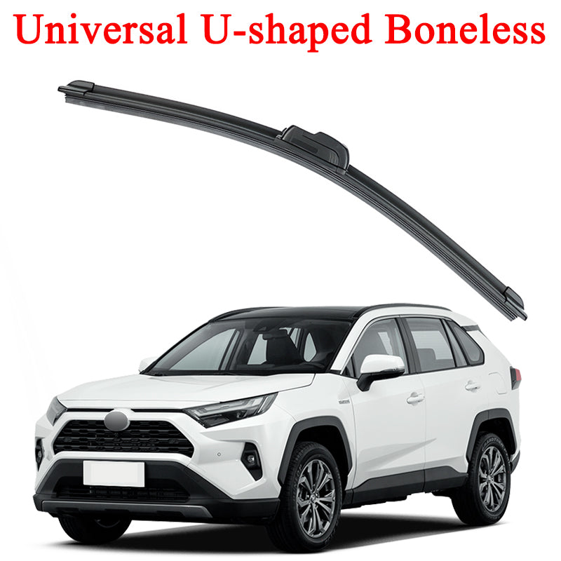 U-Shaped Boneless Silent Wiper Blade – All-Season, Fits 99% Cars (1 Pack, 14"-28")