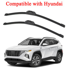 Load image into Gallery viewer, Boneless Silent Windshield Wiper Blades – OEM Quality for Hyundai Tucson (Set of 2)