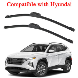 Boneless Silent Windshield Wiper Blades – OEM Quality for Hyundai Tucson (Set of 2)