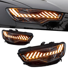 Load image into Gallery viewer, Audi A6 C7 (2012–2015) RS6-Style LED Projector Headlights Assembly