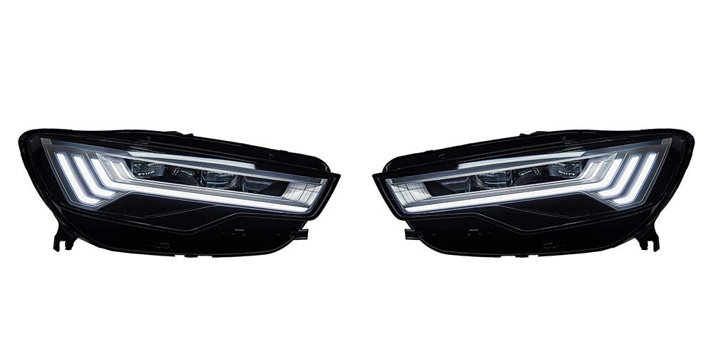 Audi A6 C7 (2012–2018) C8-Style LED Projector Headlights Assembly