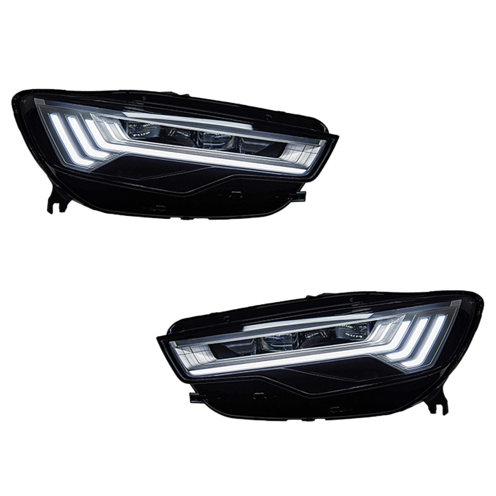 Audi A6 C7 (2012–2018) C8-Style LED Projector Headlights Assembly