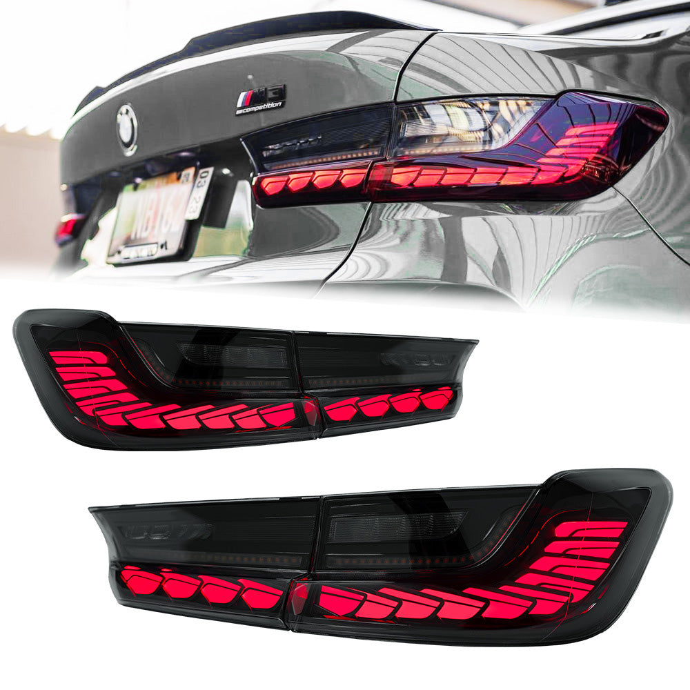BMW 3 Series G20 LED Tail Lights (2019–2025) – Dragon Scale Design