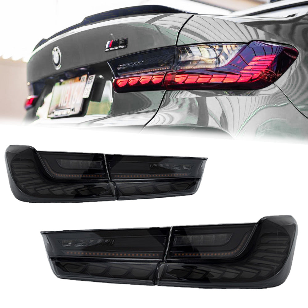 BMW 3 Series G20 LED Tail Lights (2019–2025) – Dragon Scale Design