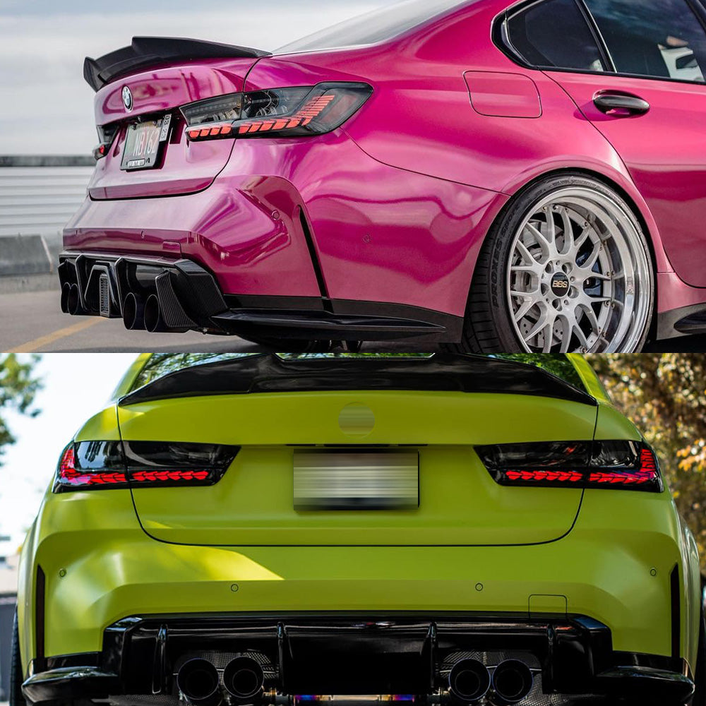 BMW 3 Series G20 LED Tail Lights (2019–2025) – Dragon Scale Design