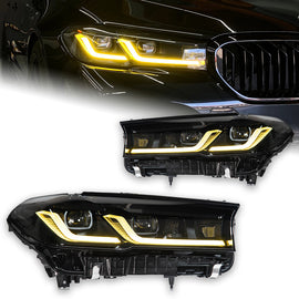 Laser Style LED Headlights for BMW G30 5 Series 2018-2023 LCI/Pre-LCI