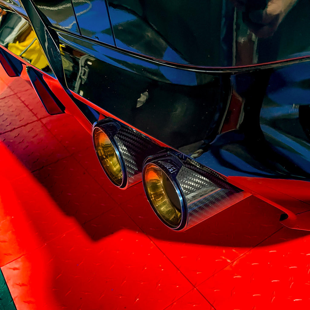 Suitable for BMW M2/M3/M4 G80/G82/G87/F80/F82/F83/F87 Carbon Fiber Exhaust Tailpipe