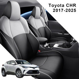 Custom Luxury Leather Car Seat Cover Full Set For Toyota CHR (2017-2025)