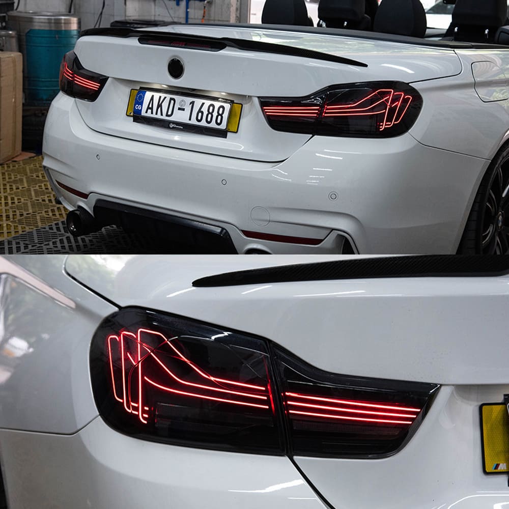 BMW 4 Series F32 F36 F82 CSL Laser Style LED Tail Lights (2013–2020)