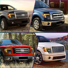 Load image into Gallery viewer, For Ford Raptor F-150 LED Projector Headlights 2009–2014 Sequential Turn Signal Plug and Play Front Lamp Assembly