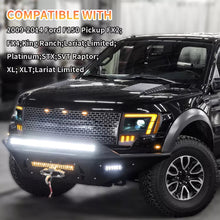 Load image into Gallery viewer, For Ford Raptor F-150 LED Projector Headlights 2009–2014 Sequential Turn Signal Plug and Play Front Lamp Assembly