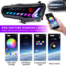 Load image into Gallery viewer, Mitsubishi Lancer EVO X 2008–2024 LED Headlights Assembly, RGB DRL, Sequential Turn Signals, Plug &amp; Play