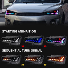 Load image into Gallery viewer, Mitsubishi Lancer EVO X 2008–2024 LED Headlights Assembly, RGB DRL, Sequential Turn Signals, Plug &amp; Play