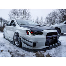 Load image into Gallery viewer, Mitsubishi Lancer EVO X 2008–2024 LED Headlights Assembly, RGB DRL, Sequential Turn Signals, Plug &amp; Play